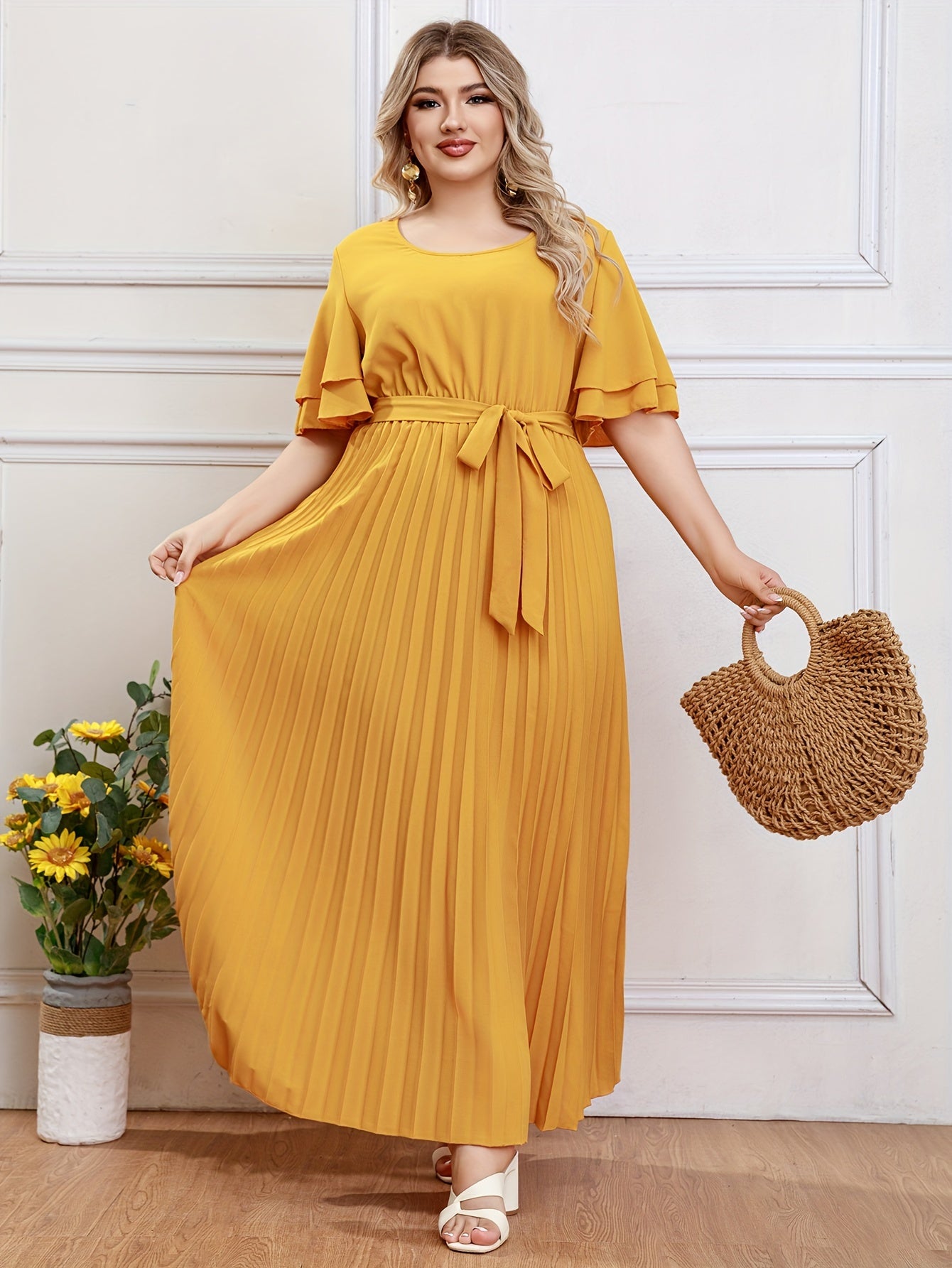 Plissé Temperament Dress — Pure Pleating for the Woman Who Needs Nothing Extra