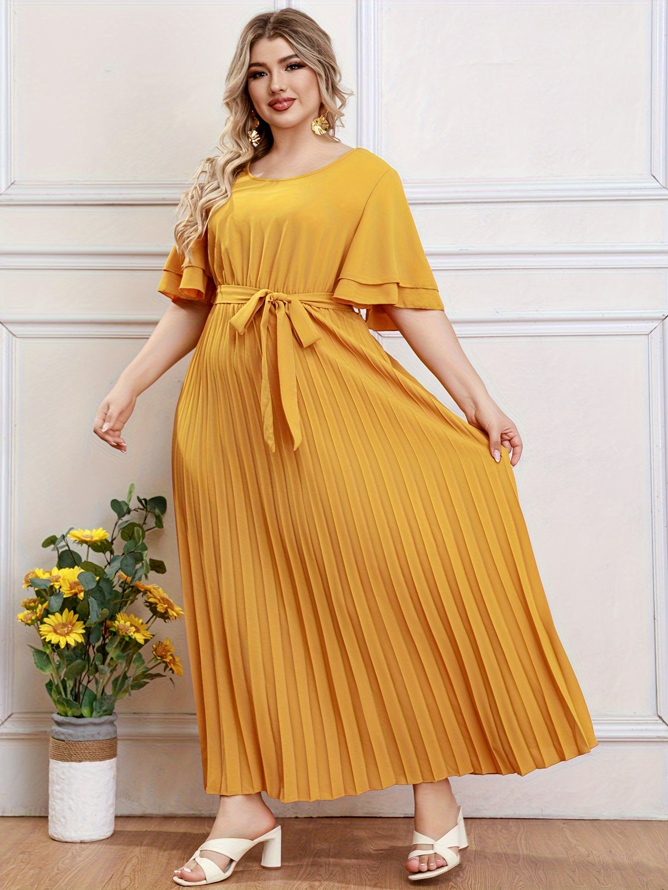 Plissé Temperament Dress — Pure Pleating for the Woman Who Needs Nothing Extra