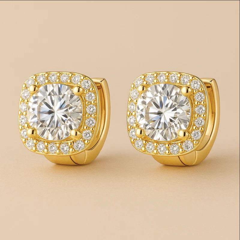 Nadine Square Earrings – Timeless in Gold
