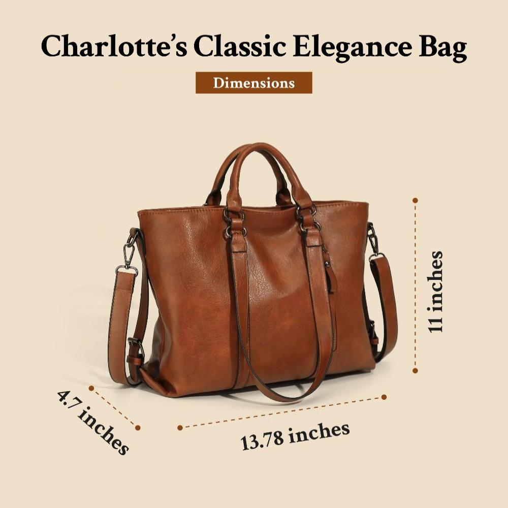 Charlotte’s Classic Elegance | Chic Tote Bag