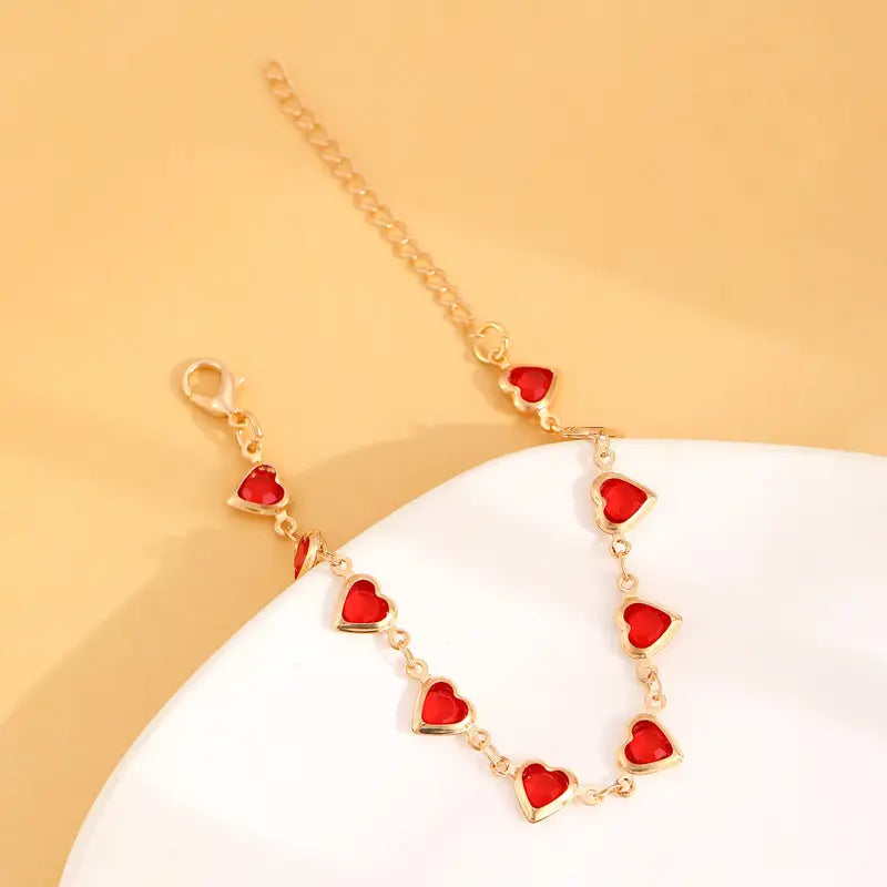 Ophelyra Garnetelle Bracelet | Gold