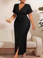 Ligne Waist-Accent Bodycon Dress — Sleeveless Stretch Elegance, Defined at the Centre
