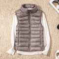 Velora – Ultralight White Duck Down Vest