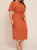 Nœud Bow-Waist Summer Dress — Daytime Vibrancy, Tied With Feminine Precision