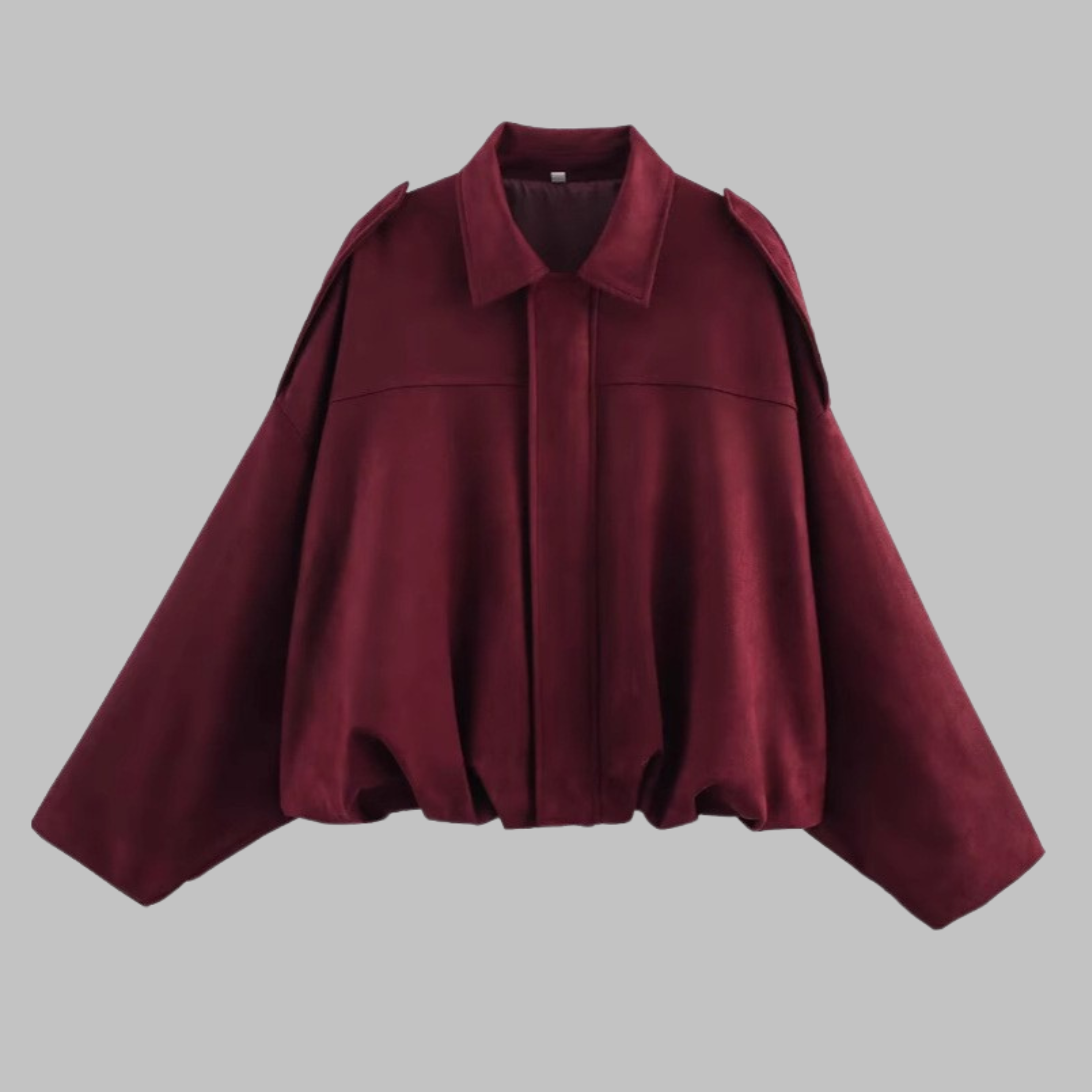 Claudette - Comfy Loose Fit Military Jacket
