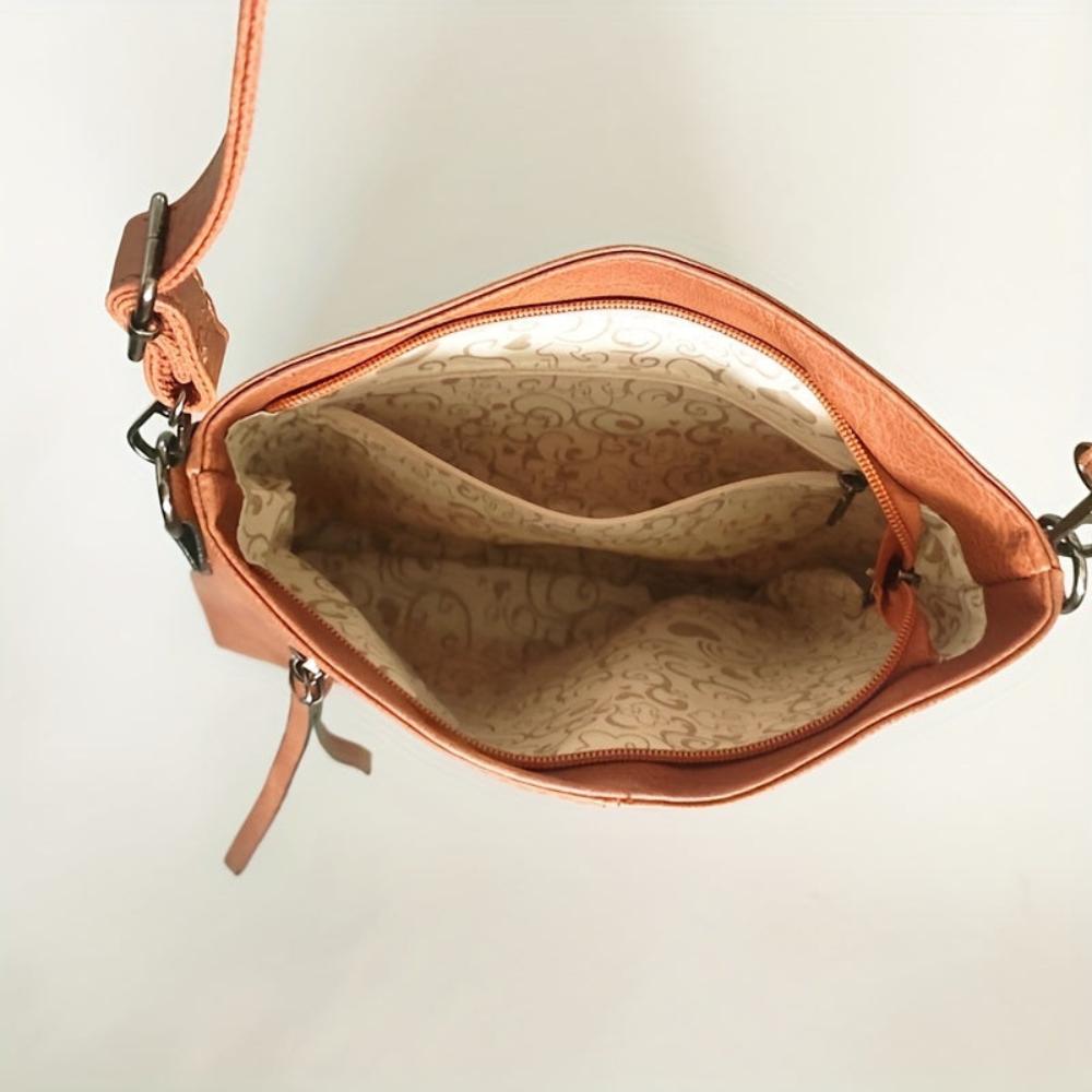 Lena Classic Square Crossbody Bag