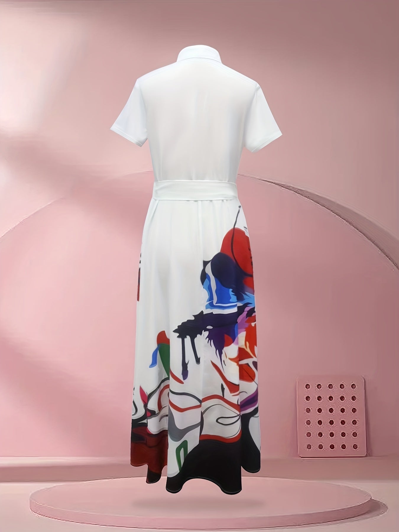 Floral Button-Front Collared Dress — Everyday Charm, Effortlessly Worn