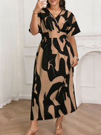 Airy A-Line Flared Maxi Dress — Breathable Ease, Graceful Movement