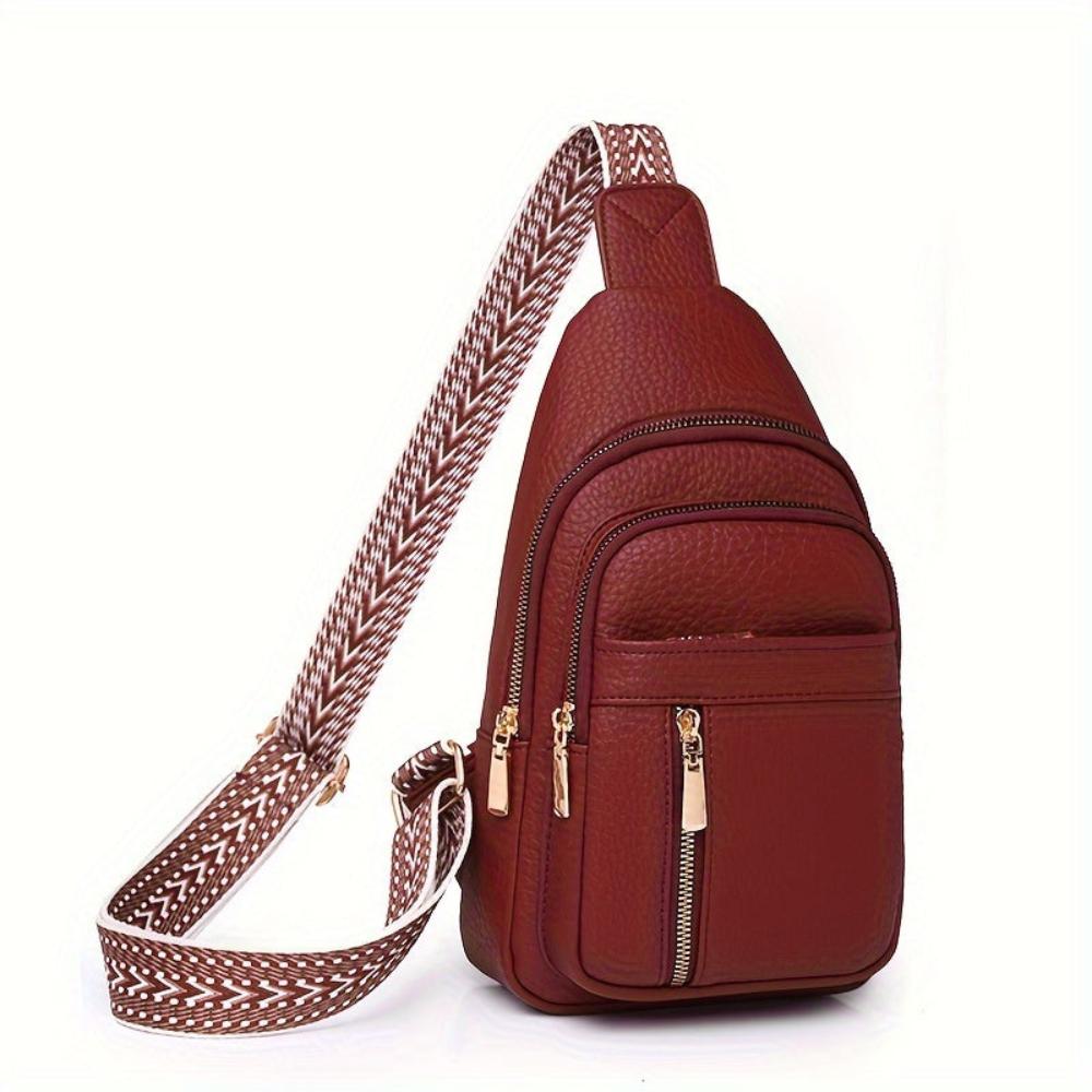 Hazel Modern Chest Crossbody Bag