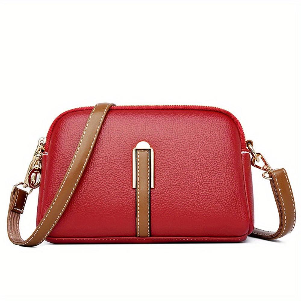 Mila Litchi Crossbody Bag