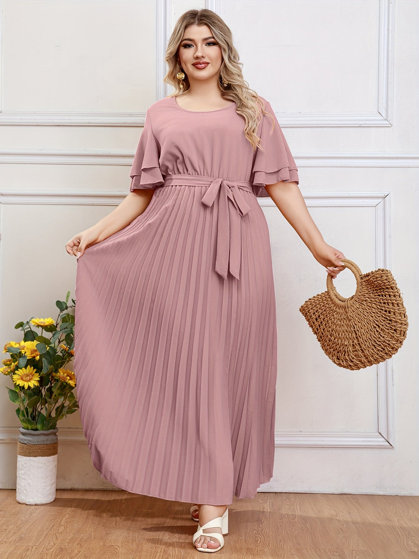 Plissé Temperament Dress — Pure Pleating for the Woman Who Needs Nothing Extra