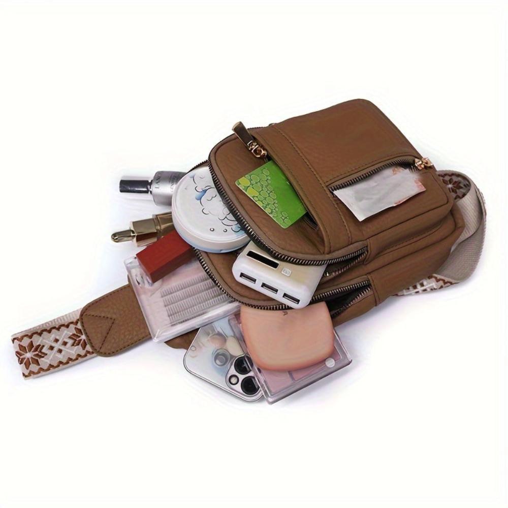 Hazel Modern Chest Crossbody Bag