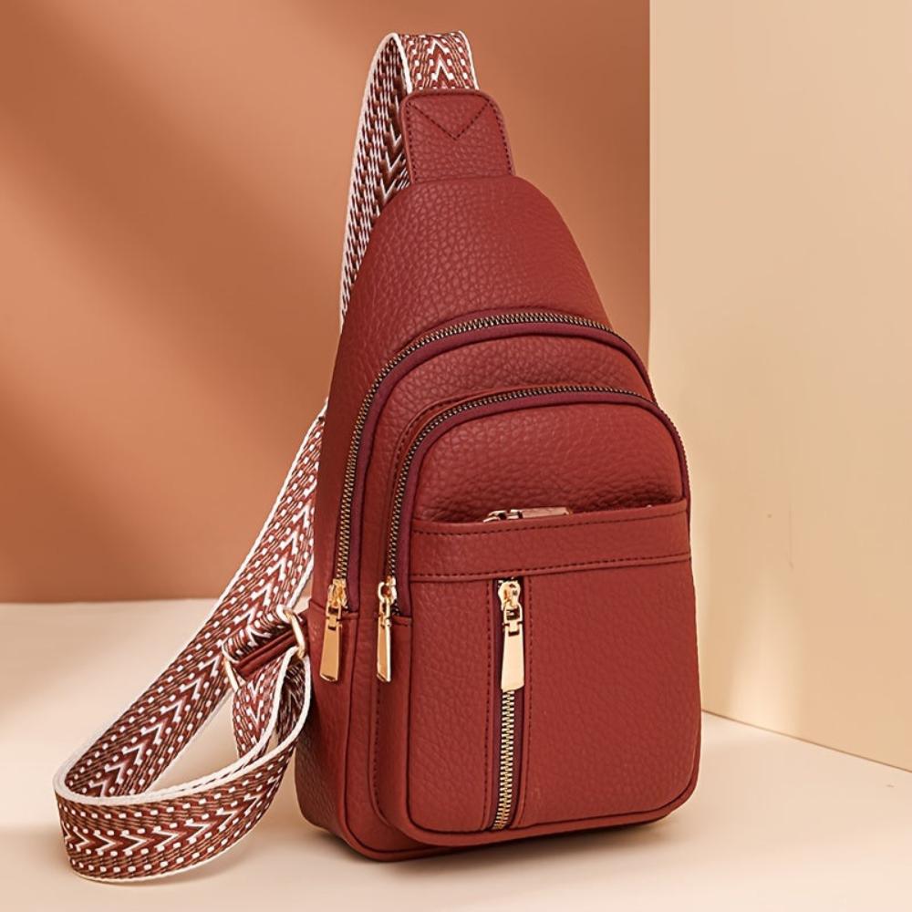 Hazel Modern Chest Crossbody Bag