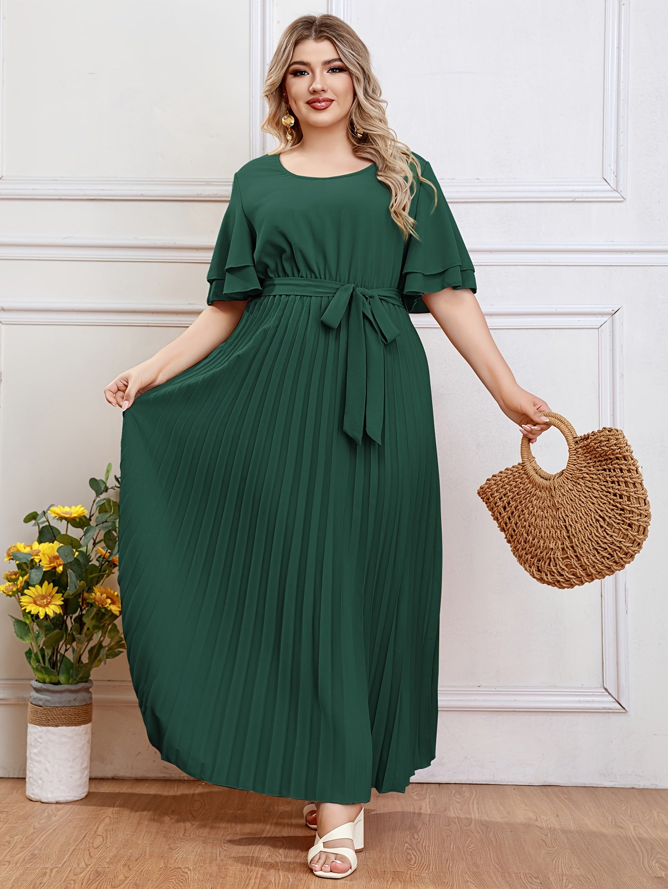 Plissé Temperament Dress — Pure Pleating for the Woman Who Needs Nothing Extra