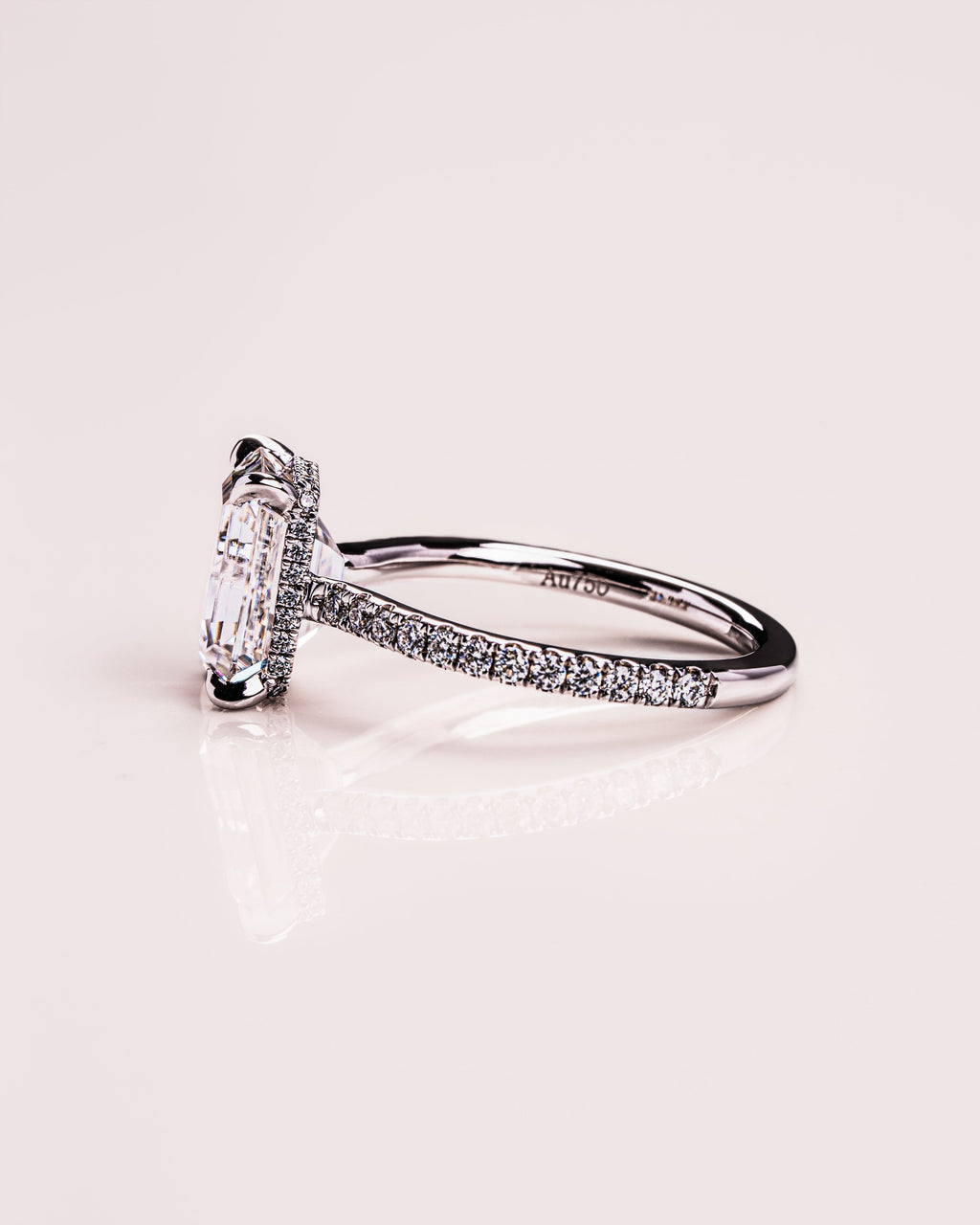 Jasmin (with Pavé) - Emerald | Silver