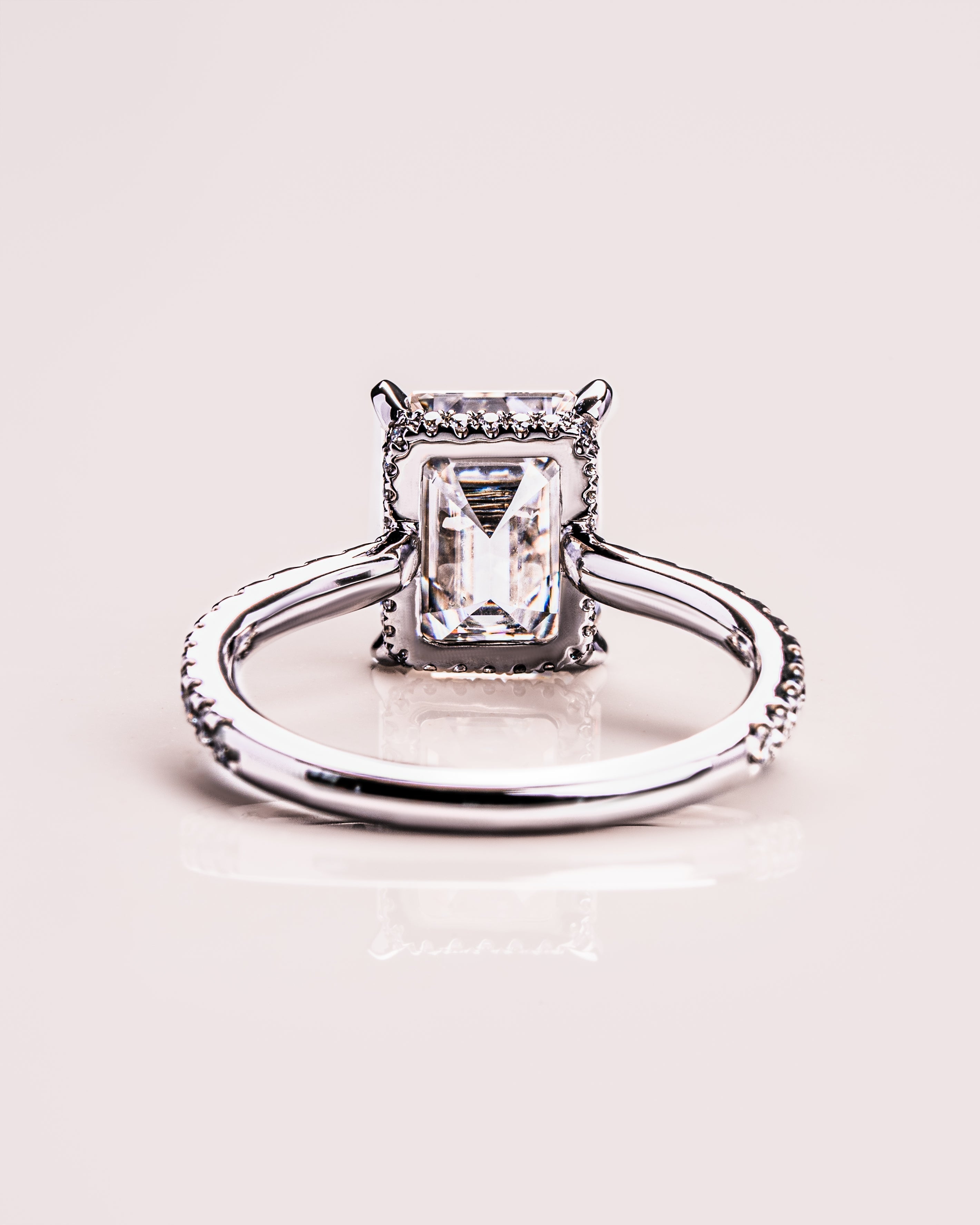 Jasmin (with Pavé) - Emerald | Silver