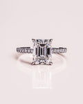 Jasmin (with Pavé) - Emerald | Silver