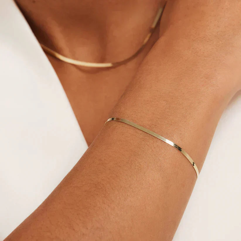 Soleil Serpent | Elegant Gold Statement Bracelet