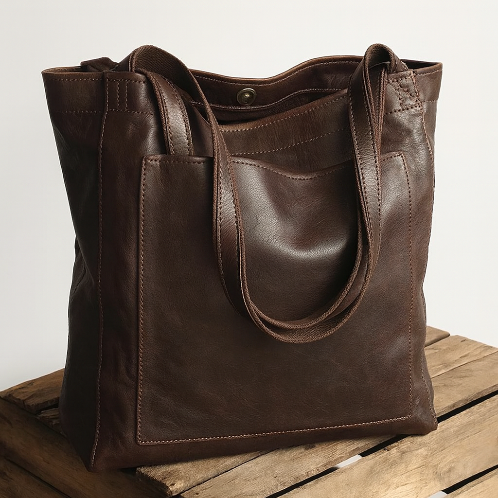 Lorena’s Modern Chic | Stylish Leather Bag