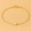 Cléa Sparkling Moissanite Bracelet in Gold