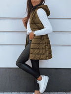 Zara | Casual Sleeveless Long Vest