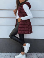 Zara | Casual Sleeveless Long Vest