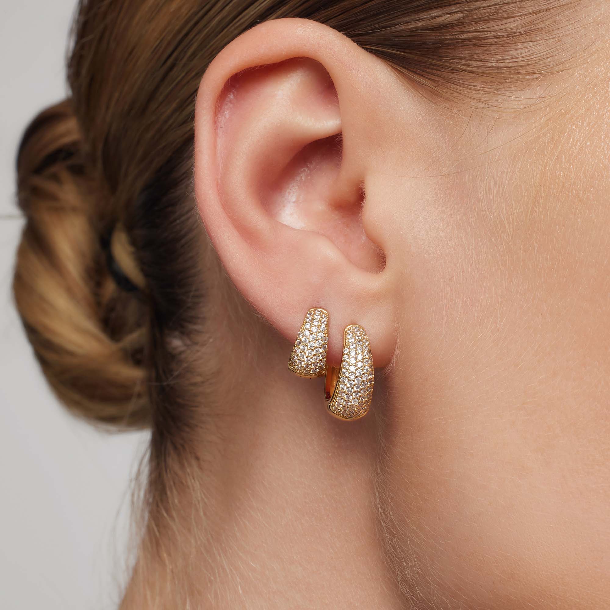 Jules Mini Hoops Earrings | Gold