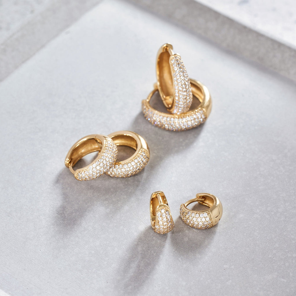 Jules Mini Hoops Earrings | Gold