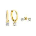 Larmes de Lune Stone Earring Set | Gold