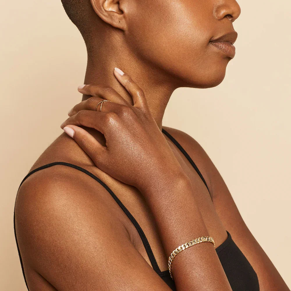 Estate Cubaanse Armband | Gold