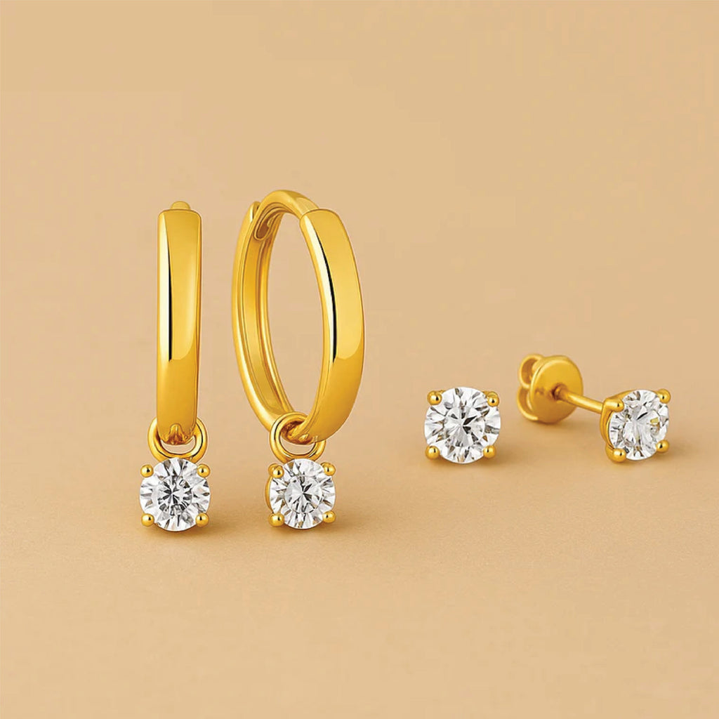 Larmes de Lune Earring Set – Gold