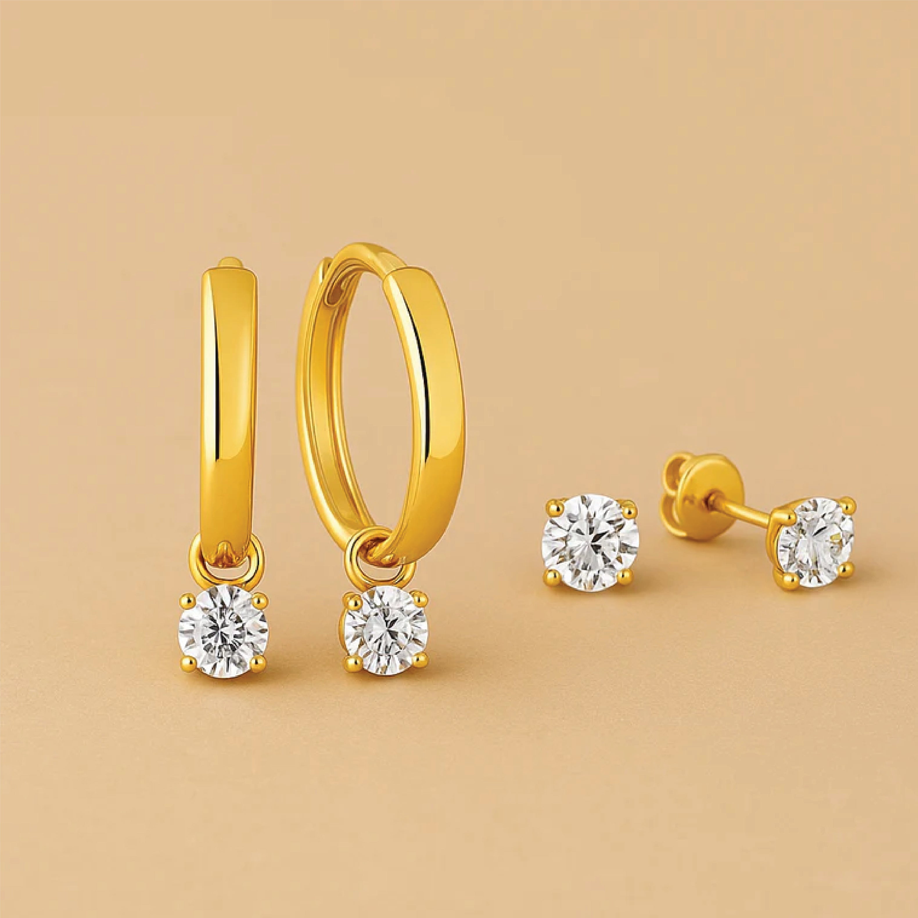 Larmes de Lune Earring Set – Gold