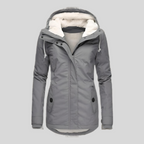 Allison | Waterproof Long Jacket with Hood and Lining