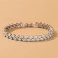 Nemorina Foliora | Elegant Bracelet in White Gold