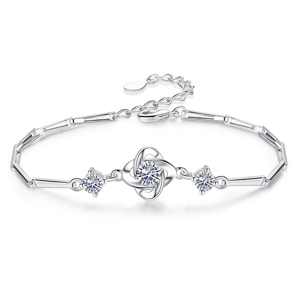 Seren Klee Bow Set | White Gold