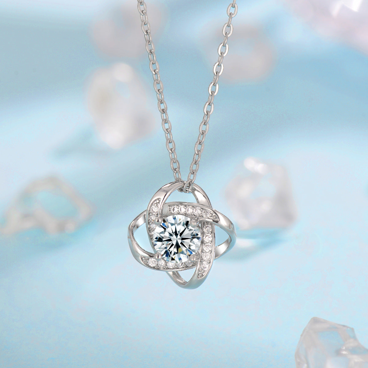 Fleur de Klee Button Set | White Gold