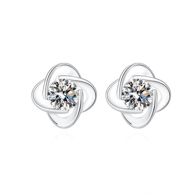 Seren Klee Bow Set | White Gold