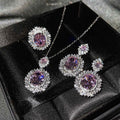 Vespera Aetherin Pink Set | White Gold