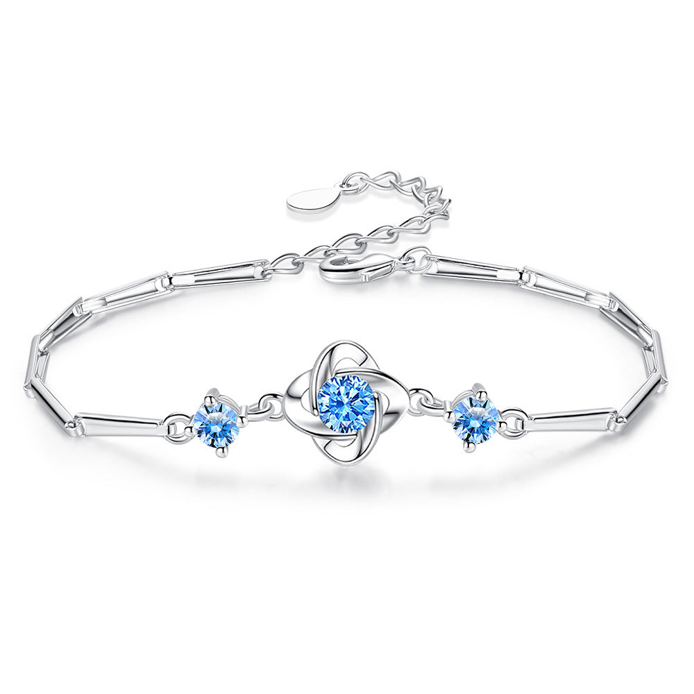 Seren Klee Loop Set Blue | White Gold
