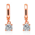 Aurora Square Drop Earrings | Rose Gold