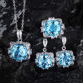 Velora Thandrelle aquamarine set | White Gold