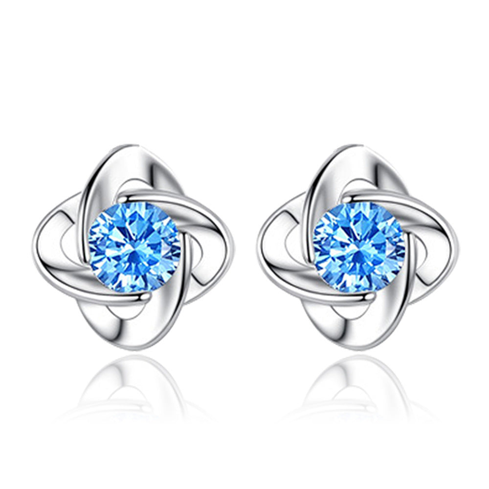 Seren Klee Loop Set Blue | White Gold