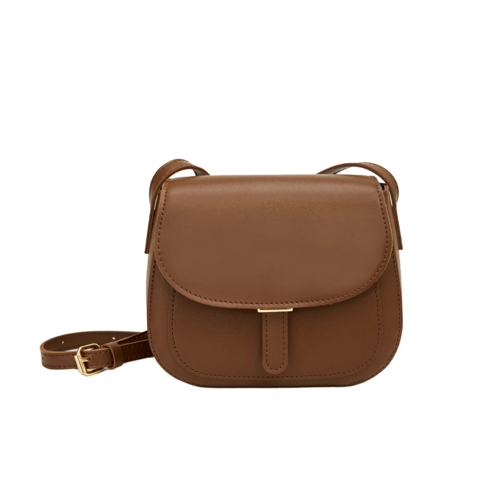 Amelia Signature Saddle Crossbody Bag