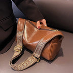 Trine | Classic Leather Crossbody Bag