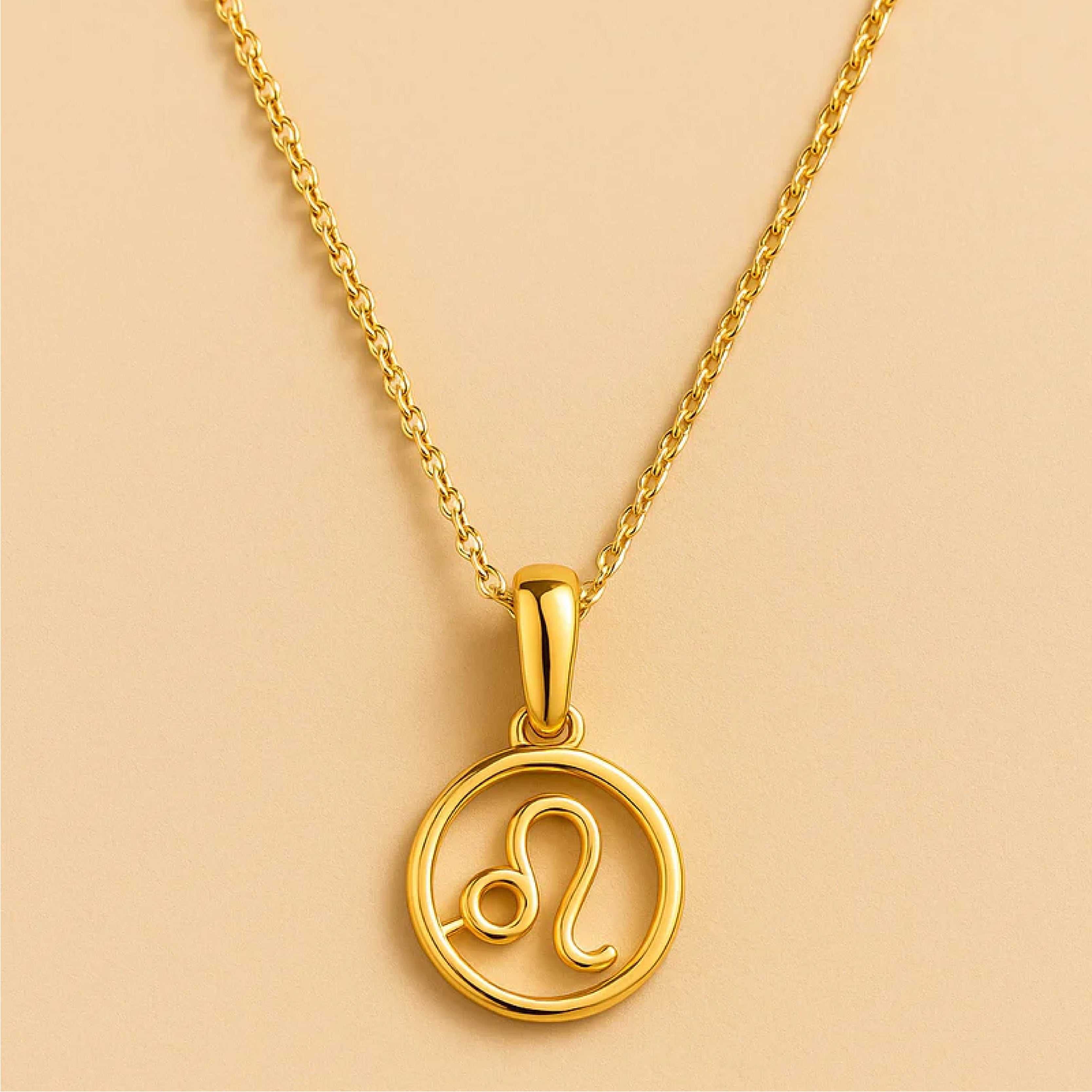 Zodiac Sign Necklace | Gold