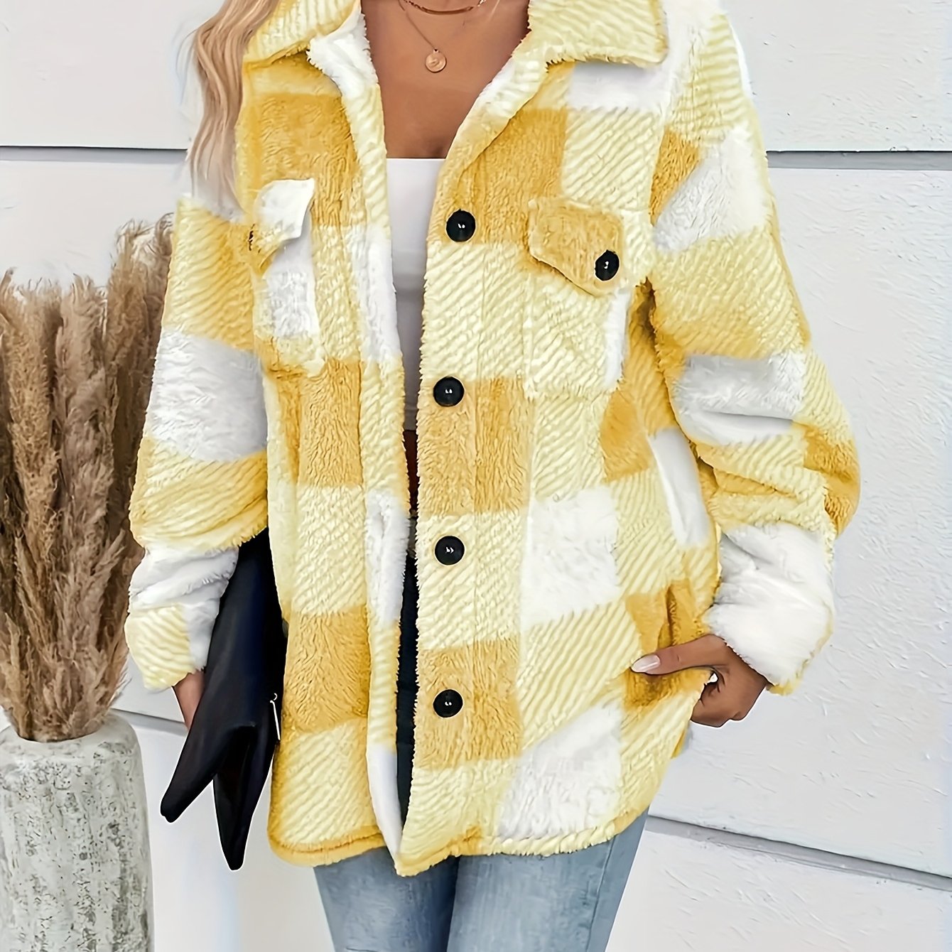 Plush Fleece Winter Jacket
