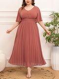 Sérène Pleated Dress — Effortless Drape for the Quietly Confident Woman