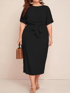 Nœud Bow-Waist Summer Dress — Daytime Vibrancy, Tied With Feminine Precision