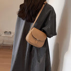 Amelia Signature Saddle Crossbody Bag