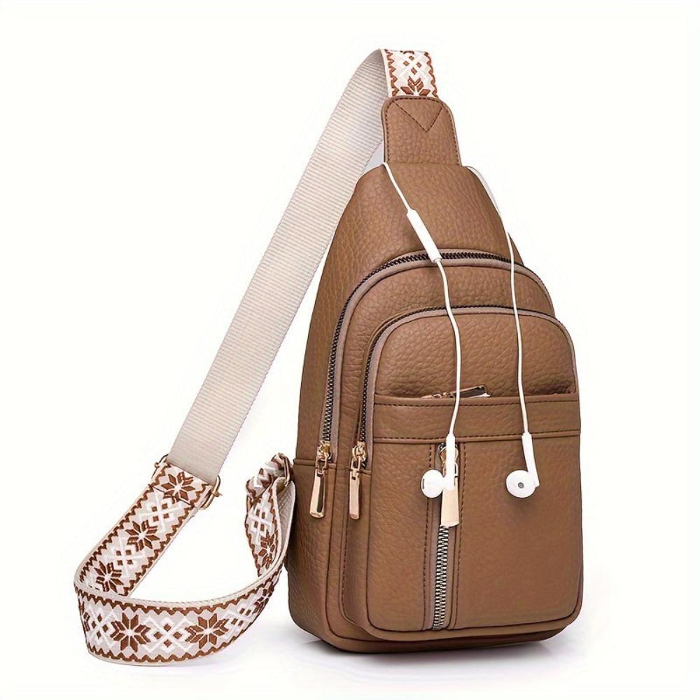 Hazel Modern Chest Crossbody Bag